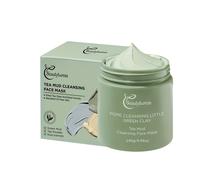 Mascarilla Limpiadora de Té - Limpieza Profunda de Poros, Hidratante con Ácido Hialurónico y Niacinamida, Control de Aceite, Humectante, Sin , Sin Látex, Ideal para Todo Tipo de Piel
