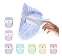 Mascarilla luminosa con 7 colores LED para rejuvenecimiento de la piel, antiedad, acné y cicatrizador, eliminación de apriete, máscara facial