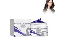 Mascarilla Morada 100ml, Tratamiento Neutraliza Tonos Amarillos, Mascarilla para Cabello Rubio y Dañado, Reparación Fibra Capilar Dañada, Brillo Suavidad Duraderos, para Hombres y Mujeres