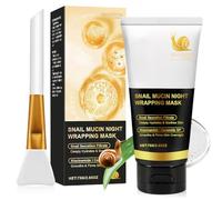 Mascarilla Nocturna de Colágeno Estilo Coreano 75ml | Mascarilla Exfoliante Hidratación Profunda, Antiarrugas y Firmeza | Efecto "Reafirmante" para una Pela Más Elástica y Joven | Incluye Brocha