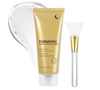 Mascarilla nocturna de colágeno y cúrcuma, ingredientes suaves, alivia el enrojecimiento, hidrata profundamente, mejora la elasticidad y luminosidad de la piel, adecuada para todo tipo de piel