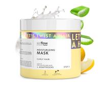 Mascarilla Nutritiva So!Flow para Rizos con Aceite de Almendra y Manteca de Karité - Hidratación Profunda y Regeneración para Cabello Rizado, Mejora la Elasticidad y Brillo Natural