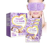 Maścarilla Ojos Vapor - Set 12pcs Maścarilla Térmica | Parche Caliente Fatiga Ocular | Antifaz Dormir Bloquea Luz | Cuidado Relajación para Noche, Viaje, Casa
