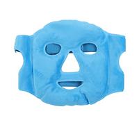Mascarilla para Dormir, Compresa Fría y Caliente, Cuentas de Gel, Cubierta para la Cara, Hinchazón Suave, Alivio del Estrés, Paquete de Hielo y Calor, Cubierta para la Cara (Azul oscuro)