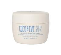 Mascarilla para el cabello y el cuero cabelludo Coco & Eve Pro Youth. Antiedad, fortalece, da brillo y volumen. Regula la caspa. Con miel y retinol para un cabello joven e hidratado. (212ml)