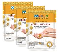 Mascarilla para Manos, 3 pares Guantes de Manos Hidratantes Lavanda, Leche y Miel para Secas y Agrietadas, Blanqueador y Antienvejecimiento mujeres y hombres