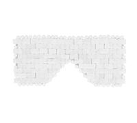 Mascarilla para Ojos de Jade, Mascarilla para Ojos con Piedras de Jade, Blanca, Reduce la Hinchazón, Antiarrugas, Mascarilla para Dormir de Cuarzo, Herramienta para el Cuidado