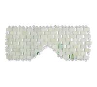 Mascarilla para ojos de jade, mascarilla para ojos roll-on antiarrugas, cómoda y suave para aliviar la hinchazón, relajar la cara, aliviar los, migraña, meditación|Máscaras
