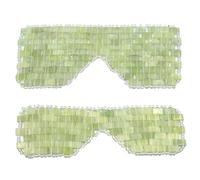 Mascarilla para ojos Jade - Almohadilla reutilizable para dormir | Mascarilla relajante de jade para el cuidado de los ojos, refrescante y calmante para mujeres, almohadilla reutilizable para ojos hin