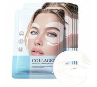 Mascarilla para Ojos, Parches Revitalizantes para Ojos con Biocolágeno, para Ojos Hinchados y Ojeras, Complejo Péptido,Hidratación Profunda,Reafirmante y Luminosidad para Todo Tipo de Piel (5 Piezas)