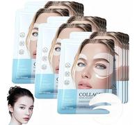 Mascarilla para Ojos, Parches Revitalizantes para Ojos con Biocolágeno, para Ojos Hinchados y Ojeras, Complejo Péptido,Hidratación Profunda,Reafirmante y Luminosidad para Todo Tipo de Piel (15 Piezas)