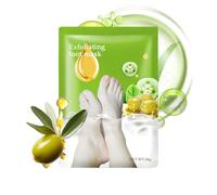 Mascarilla para pies, suavizante y suave, cuidado de la piel, removedor de callos de pies, para reparación, belleza, hidratación, mujeres, hombres, hogar, salón, diario, viajes nocturnos