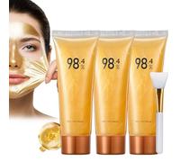 Mascarilla Peel Off 3 Piezas, Peel Off Anti Wrinkle Mask, 24k Gold Peel Off Mascarilla Facial Foil Peel Off Mask, Mascarilla Peel Off de Oro,Mascarilla Facial Hidratante,Apta para Todo Tipo de Pieles