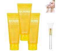 Mascarilla peel-off de caléndula, mascarilla peel-off de limpieza profunda, mascarilla nocturna de colágeno, mascarilla limpiadora de puntos negros y poros.