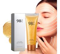 Mascarilla Peel Off dorada,Gold Peel Off Mascarilla Facial,Mascarilla Exfoliante de Lámina Dorada,Mascarilla Facial Dorada Antienvejecimiento,98.4% Lámina de Oro Máscara Exfoliante Antiarrugas