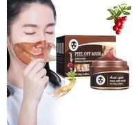 Mascarilla Peel Off, mascarilla antiarrugas antienvejecimiento, mascarilla facial Peel-Off refinada a base de hierbas, mascarilla exfoliante para piel muerta, para limpiar poros, eliminar puntos negro