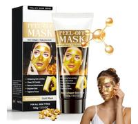 Mascarilla Peel Off Oro Colágeno 100g, Eliminador de Puntos Negros, Limpieza Profunda de Poros, Control de Grasa, Mascarilla Facial Despegable para Piel Grasa y Mixta