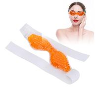 Mascarilla Refrescante para Ojos, Mascarilla de Gel Reutilizable para Ojos, Compresa Fría Y Caliente, Paquete de Cuentas de Gel para Ojos Hinchados, Fatiga Ocular, Círculos Oscuros (naranja)