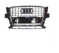 Mascarilla rejilla delantera para Audi Q5 2008 al 2012 S-line cromata negra lúcida
