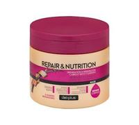 Mascarilla Repair & Nutrition cabello seco y dañado con 8 agentes reparadores Tarro 400 ml Pack 2