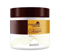 Mascarilla reparadora capilar de colágeno de 500 ml, mascarilla hidratante fortalecedora para el cabello, máscara e hidratante para cabello seco, dañado y tratado con color