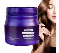 Mascarilla reparadora de queratina, nutre proteínas y suaviza el cabello para toda la calidad del cabello, proporciona un cabello sedoso, natural y liso