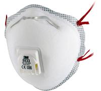 Mascarilla respiratoria 3M 8833 FFP3 R D VPE: 10 uds.