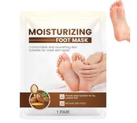 Mascarilla suavizante para pies, mascarilla hidratante para pies, calcetines anticallos, máscara exfoliante para pies suaves, cuidado eficaz de los pies (2 pares)