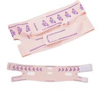 Mascarilla V-line Mentón Paquete de 2 correas estiramiento facial en forma V, adelgazantes reutilizables for levantamiento mentón(2pcs-butterfly)