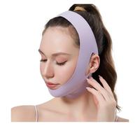 Mascarilla V-line Mentón Vendaje de estiramiento facial en forma V, mascarilla línea, banda tensora, contornos más finos, belleza(Purple 1pc)
