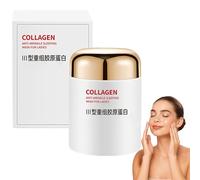 Mascarillas de colágeno hidrolizado para la noche: Hidratación, cuidado de arrugas, mascarilla de noche sin enjuague, mejora la elasticidad de la piel, cierra los poros y reafirma.