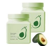 Mascarillas de cuidado intensivo de aguacate, tratamiento de acondicionamiento profundo con aceites naturales, hidratación y nutrición intensivas para todo tipo de cabello (2 Pcs)