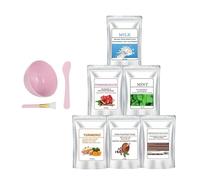 Mascarillas de Gel Hidratantes y Iluminadoras, Jelly Mask Hydro Faciales con Efecto Blanqueador, Mascarilla Suave Iluminadora de Hojas para un Cutis Radiante, Pelar la máscara (Kit de 6 Unidades)