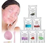 Mascarillas de Gel - Jelly Mask Hydro Faciales Hidratantes, Mascarilla Suave Iluminadora de Hojas, Mascarilla de Gelatina Facial para Salón de Belleza o Tratamiento de Cuidado de la Piel DIY