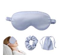Mascarillas de sueño de seda, máscara de noche, oculta de ojos para dormir de seda para hombres y mujeres con correa elástica diadema suave para ojos de sueño para casa oficina de viaje
