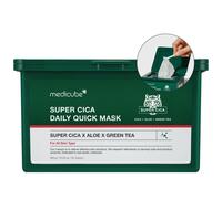 Mascarillas faciales diarias Medicube Super Cica (30 l minas): mascarilla facial calmante e hidratante de 60 segundos con 88 % de cica. Hidrataci