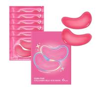 Mascarillas para el contorno de ojos PDRN Pink Collagen (6 pares) | Textura tipo gelatina; mejora el aspecto apagado alrededor de los ojos; aptas para el cuidado diario de la piel.