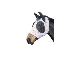 Maschera antimosche per cavalli elasticizzata con?protezione UV modello Splash fantasia Spritz pony