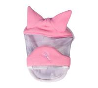 HKM Hobby Horsing - Máscara antimoscas con parte nasal, para jugar con el caballo de juguete (rosa)