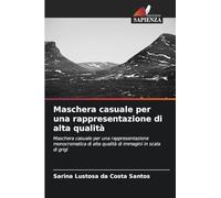 Maschera casuale per una rappresentazione di alta qualità: Maschera casuale per una rappresentazione monocromatica di alta qualità di immagini in scala di grigi
