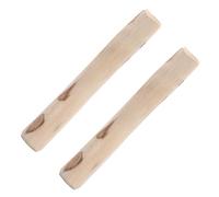 Masches para golosinas para perros - Café sobre perros de madera Stick para masticar | 2x café de dentición de madera | Cachorros naturales que calman la dentición | Juego de mordida para cachorros