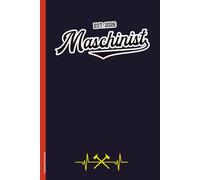 Maschinist Feuerwehr: Notizbuch A5 kariert Geschenk für Maschinisten Feuerwehrmann praktisches Buch für Notizen zum Feuerwehreinsatz als Journal und Notizheft Geschenkidee für MA bei FFW