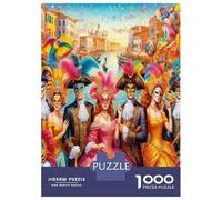 MásCochea de Cochenaval 1000 Piezas Puzzle Clásico Encanto Veneciano Puzzle para Adultos, Cochetón Reciclado - Reto Educativo Chulo, Juego En Casa, Regalo Ideal para Principiantes 38x26cm/1000pcs