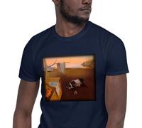 Mascochula camiseta hombre mola dalí personaliza con tu mascota azul marino