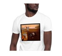 Mascochula camiseta hombre mola dalí personalizada con tu mascota blanco