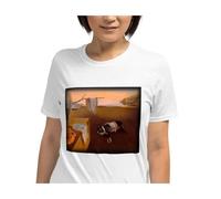 Mascochula camiseta mujer mola dalí personalizada con tu mascota blanco