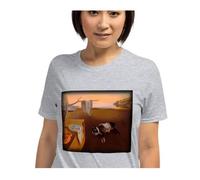 Mascochula camiseta mujer mola dalí personalizada con tu mascota gris