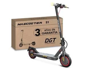 MASCOOTER S1 Negro Patinete Eléctrico Adultos Homologado DGT - Zwheel