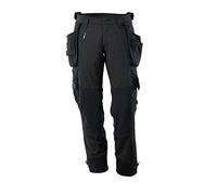 Mascot 17031-311 Pantalones de artesanía "Stretch" - Advanced, negro, 90C50