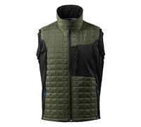 Mascot 17165-318-3309-3XL Chaleco térmico con Climascot talla en verde musgo/negro, 3XL